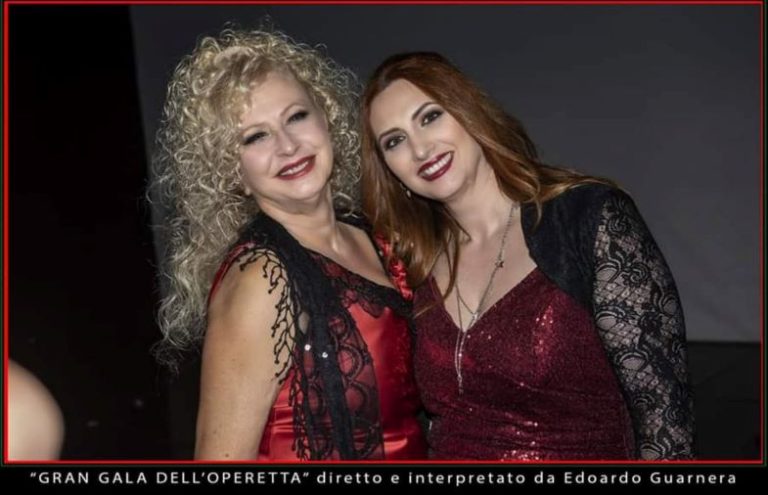 Nelia with Patrizia Tapparelli (actress)
