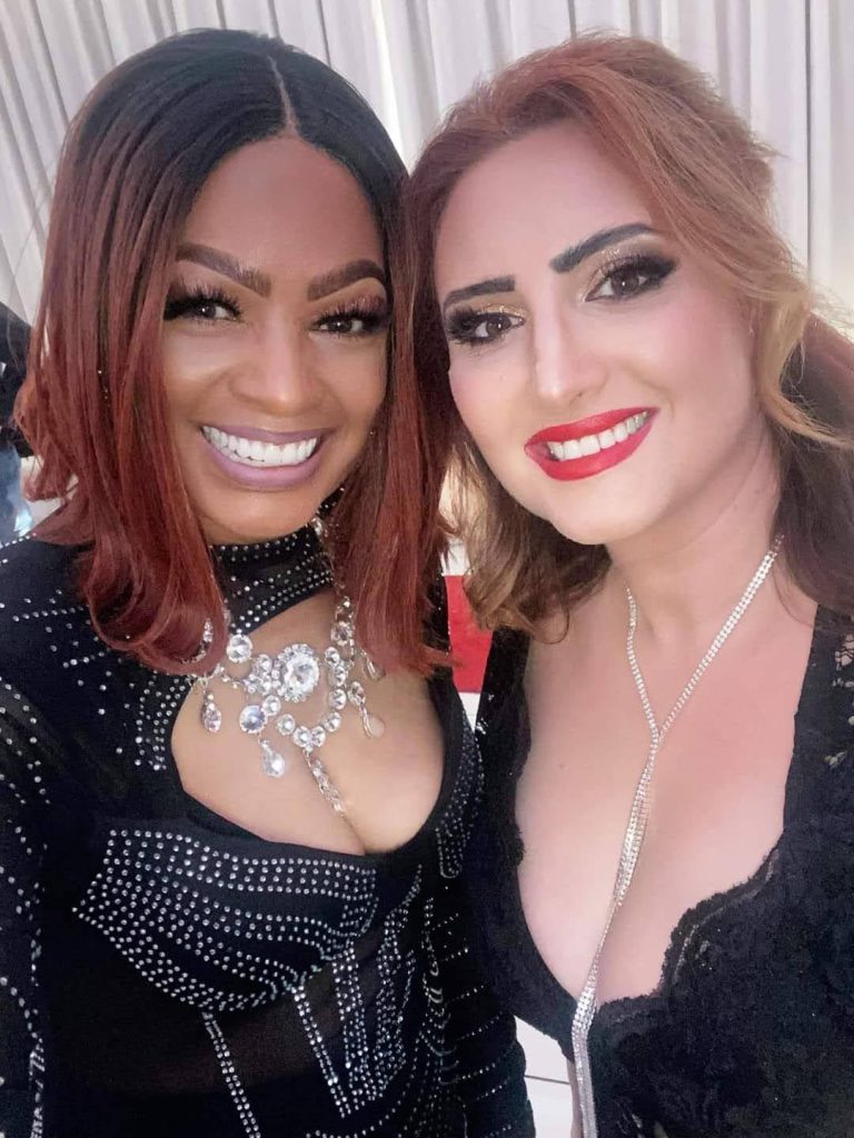 Nelia Ross with Christina Thompson